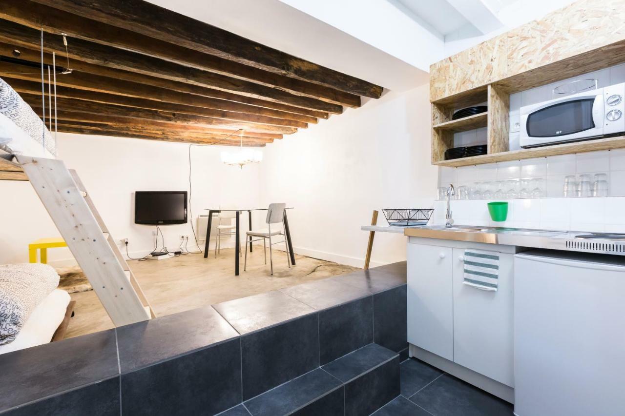 Charming 20M² Near Le Marais Apartment Paris Luaran gambar
